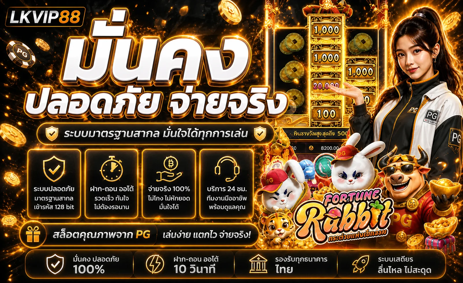 LKVIP88 เว็บตรง สล็อต ฝากถอนออโต้ | ทางเข้า